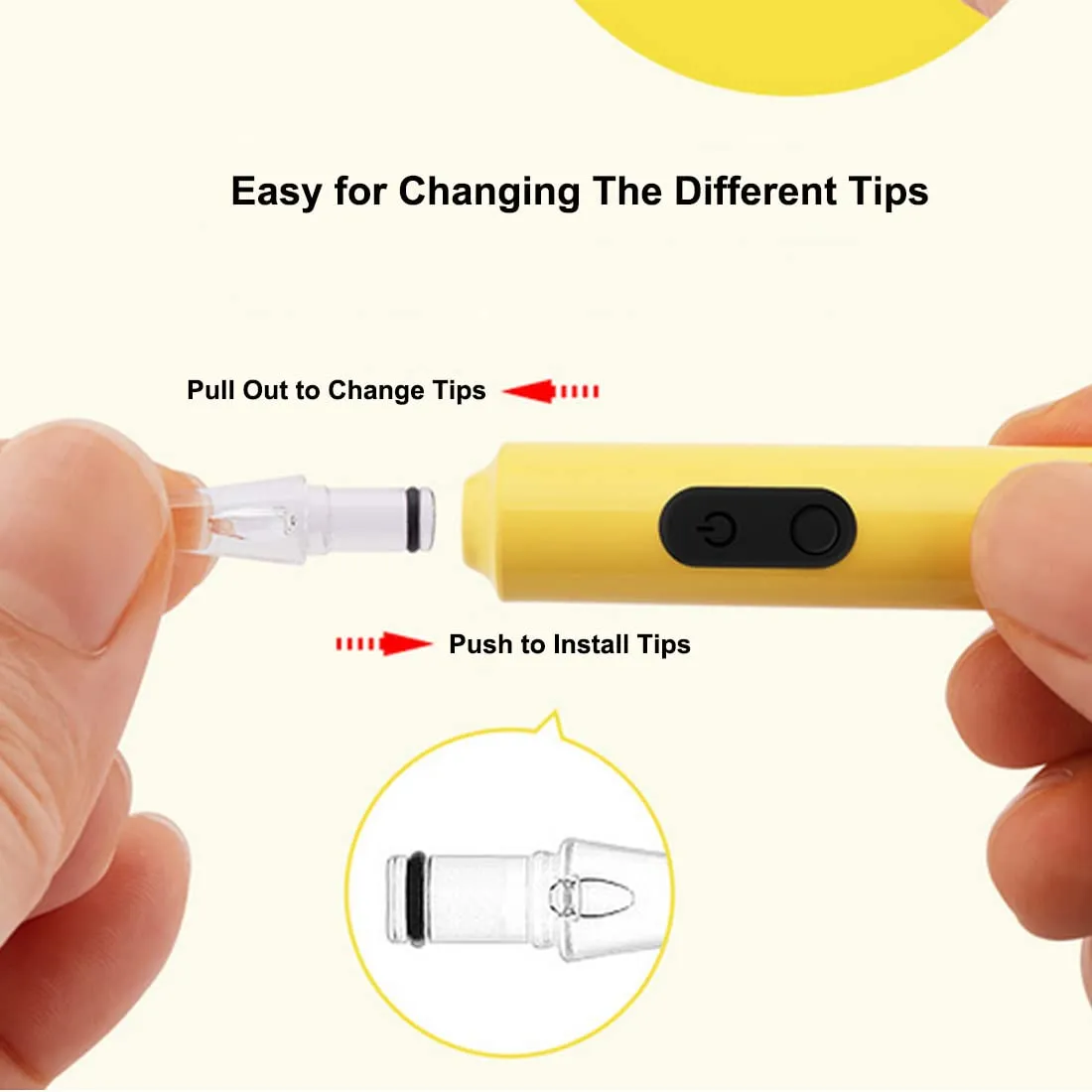 AGGICE Ear Wax Picker, Lemon Yellow Ear Wax Removal,Ear Wax Cleaner Kit for Audlts and Kids,Earwax Remover Kit with 360 Spiral Massage Ear Pick