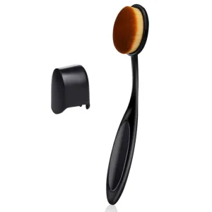 AKOAK 1 Count Toothbrush Type Foundation Make-up Brush, Used for Mixing Liquid, Face Cream or Flawless Powder Cosmetics, Black