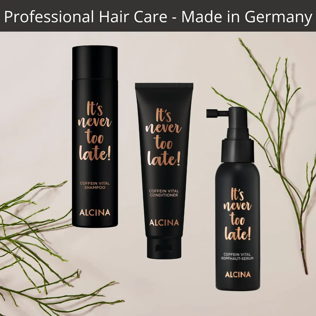ALCINA Caffeine Vital Scalp Serum 100ml | Combats Thinning Hair and Hair Loss | Professional Hair Care Made in Germany