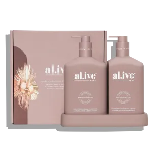 al.ive Body Raspberry Blossom & Juniper Wash & Lotion Duo