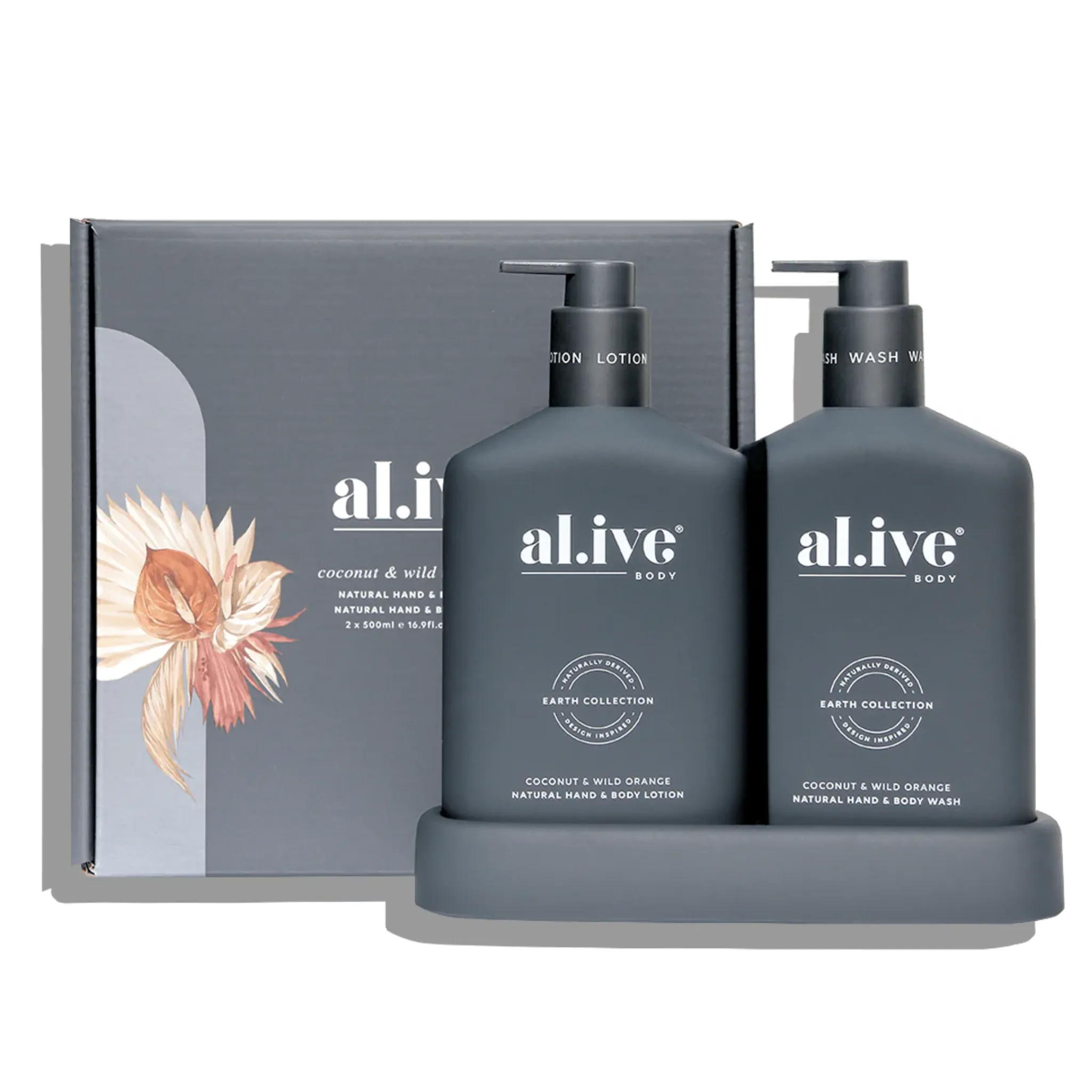 al.ive Body Wash & Lotion Duo Coconut & Wild Orange