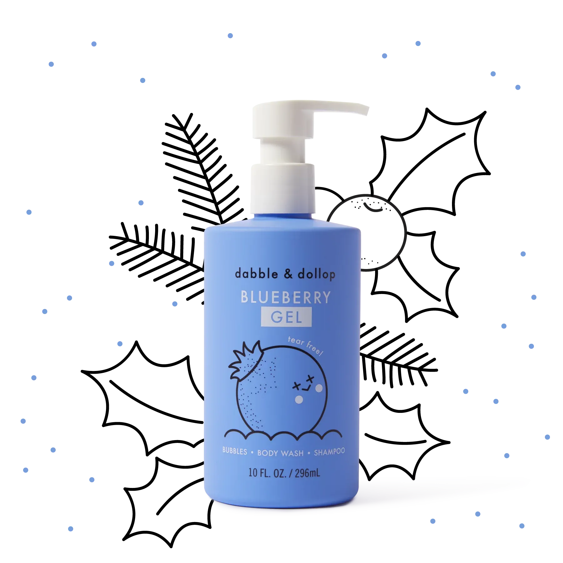 All-Natural Shampoo & Body Wash - Blueberry