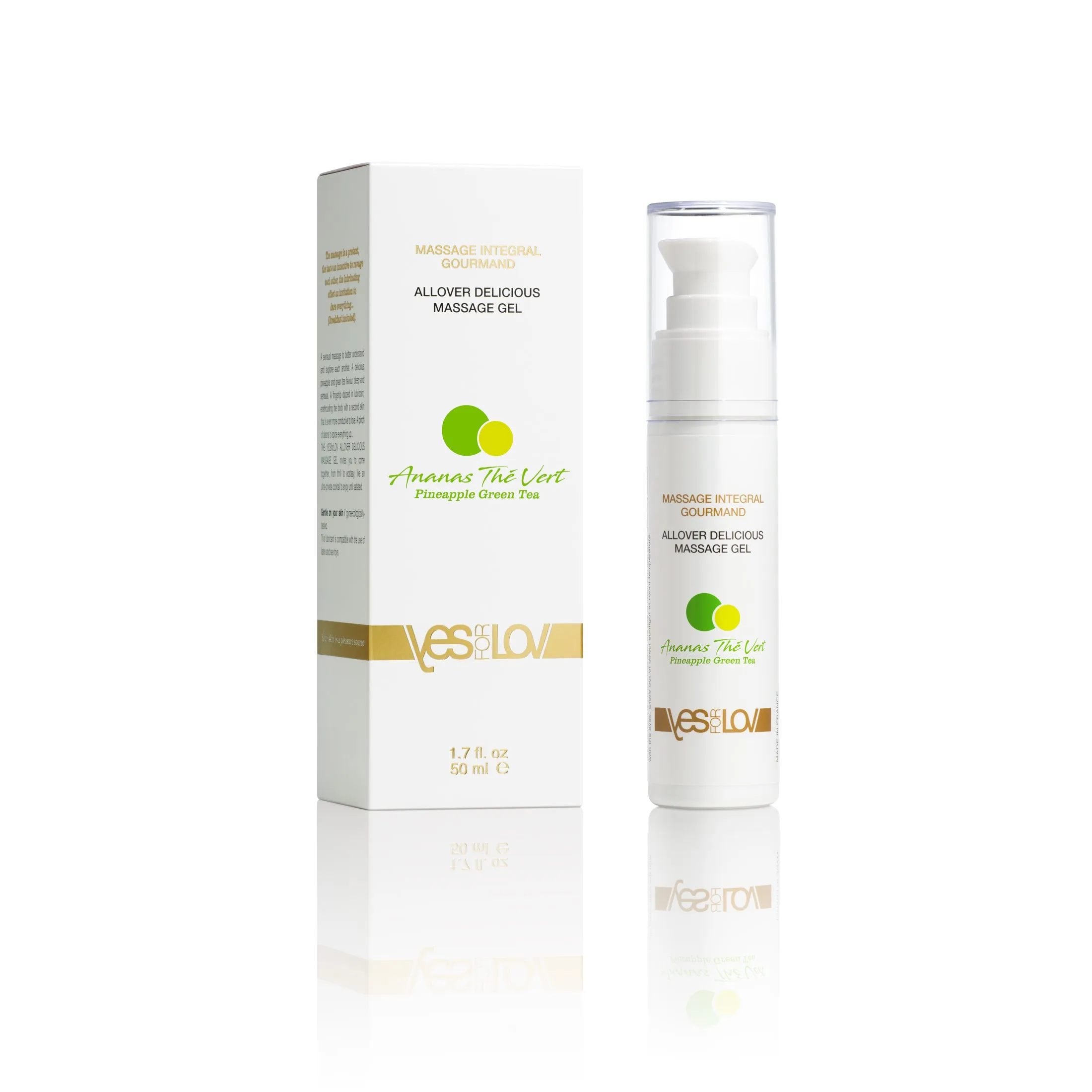 Allover Delicious Massage Gel - Pineapple Green Tea 50ml