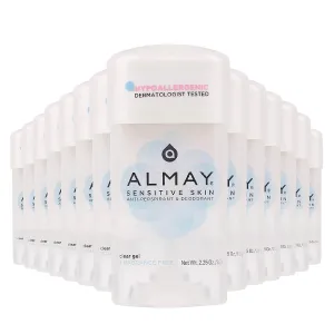 Almay - Anti-Perspirant & Deodorant, Clear Gel, Fragrance Free - 2.25 Oz - 24 Pack