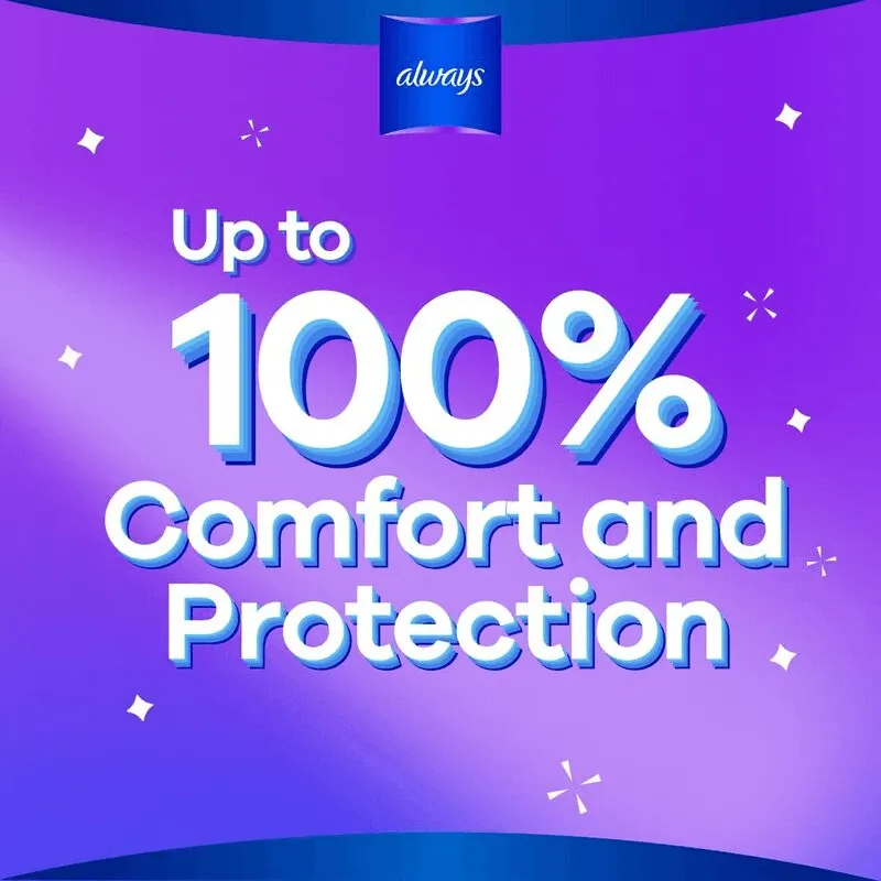 Always Aloe Cool Maxi Thick Large Sanitary Pads - 30 Pads