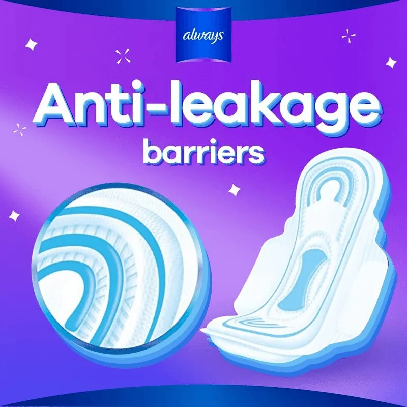 Always Aloe Cool Maxi Thick Large Sanitary Pads - 30 Pads