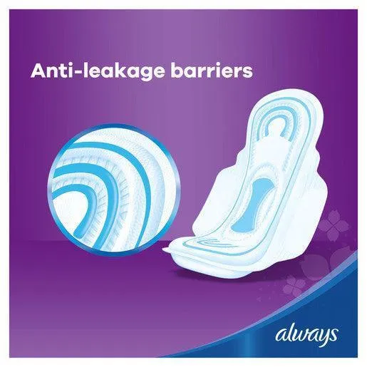 Always Clean & dry Maxi Thick Sanitary Pads With Wing - Large 10pcs
