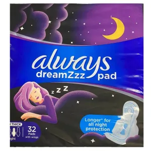 Always Cpm Night Sanitary Pads 32 PC