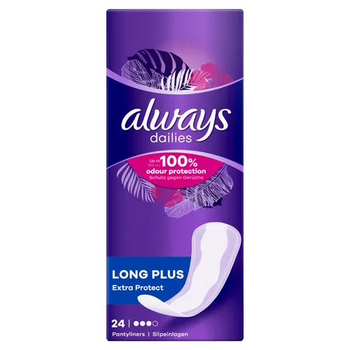 Always Dailies Long Plus Panty liner 24 Pack (A) (D)