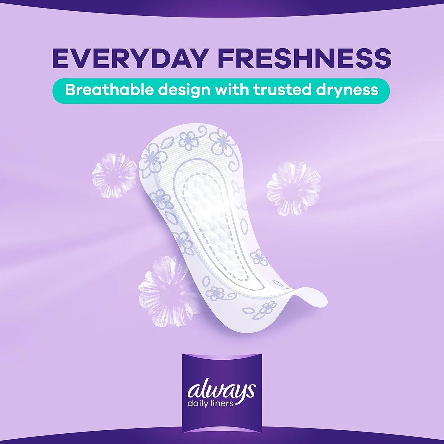 Always Daily Liners Comfort Protect, Normal, 60 Count