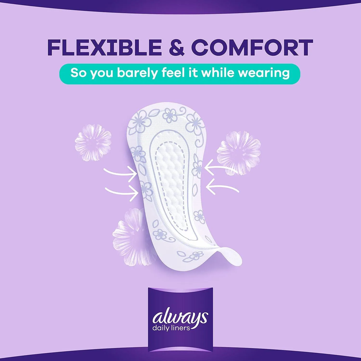 Always Daily Liners Comfort Protect, Normal, 60 Count