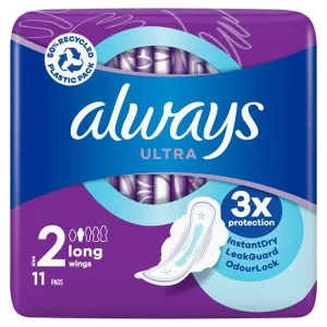 Always Ultra Long (Size 2) Sanitary Pads With Wings (11)