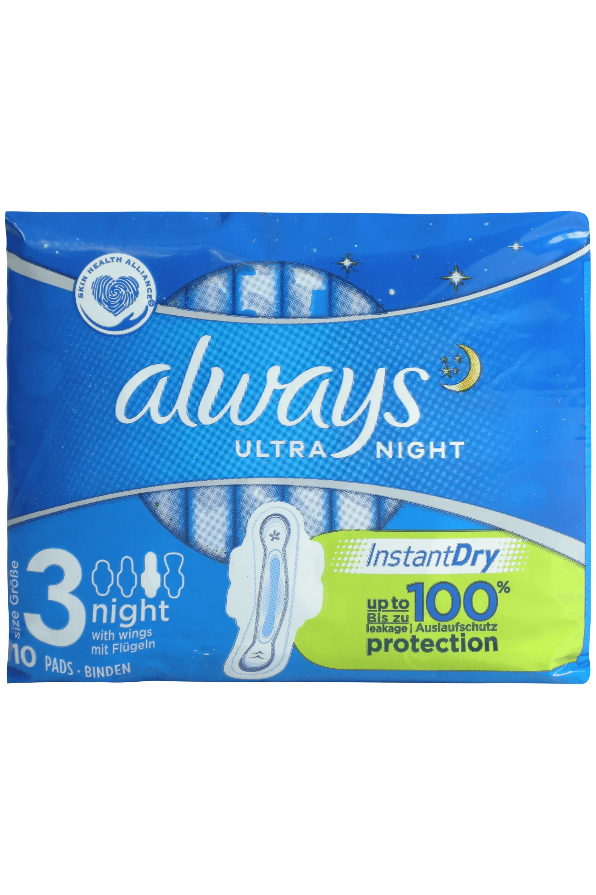 Always Ultra Night Napkins Eco Format (1 x 10 unit)