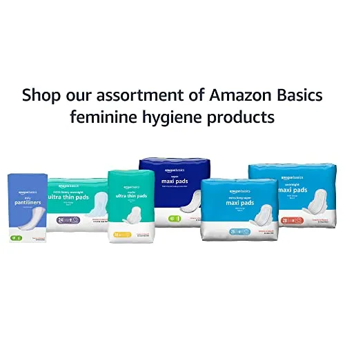 Amazon Basics Daily Pantiliner, Long Length, 120 Count, 3 Packs of 40 (Previously Solimo)