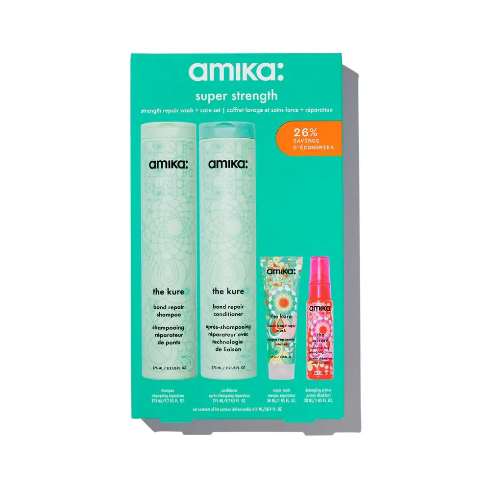 Amika Super Strength - Strength Repair Wash   Care Set