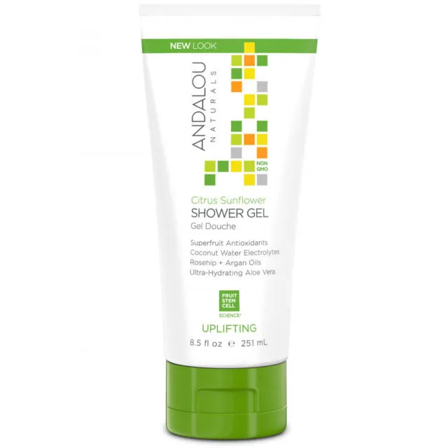 Andalou Citrus Sunflower Shower Gel 251ml