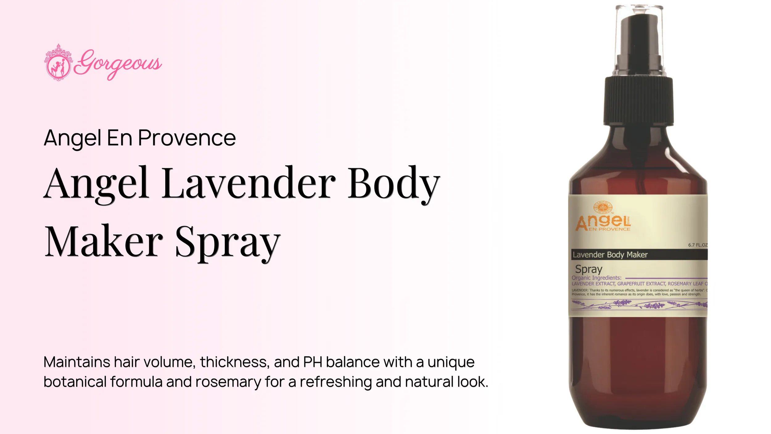 Angel En Provence Angel Lavender Body Maker Spray 200ml