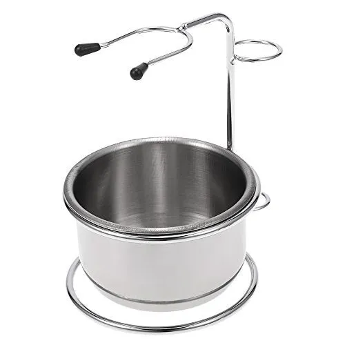 Anself 2-in-1 Shaving Bowl, Men's Shaving Set, Shaving Cup   Men's Shaving Blade Holder, Soap, Bowl, Shaving Holder, W4466-CR20VA