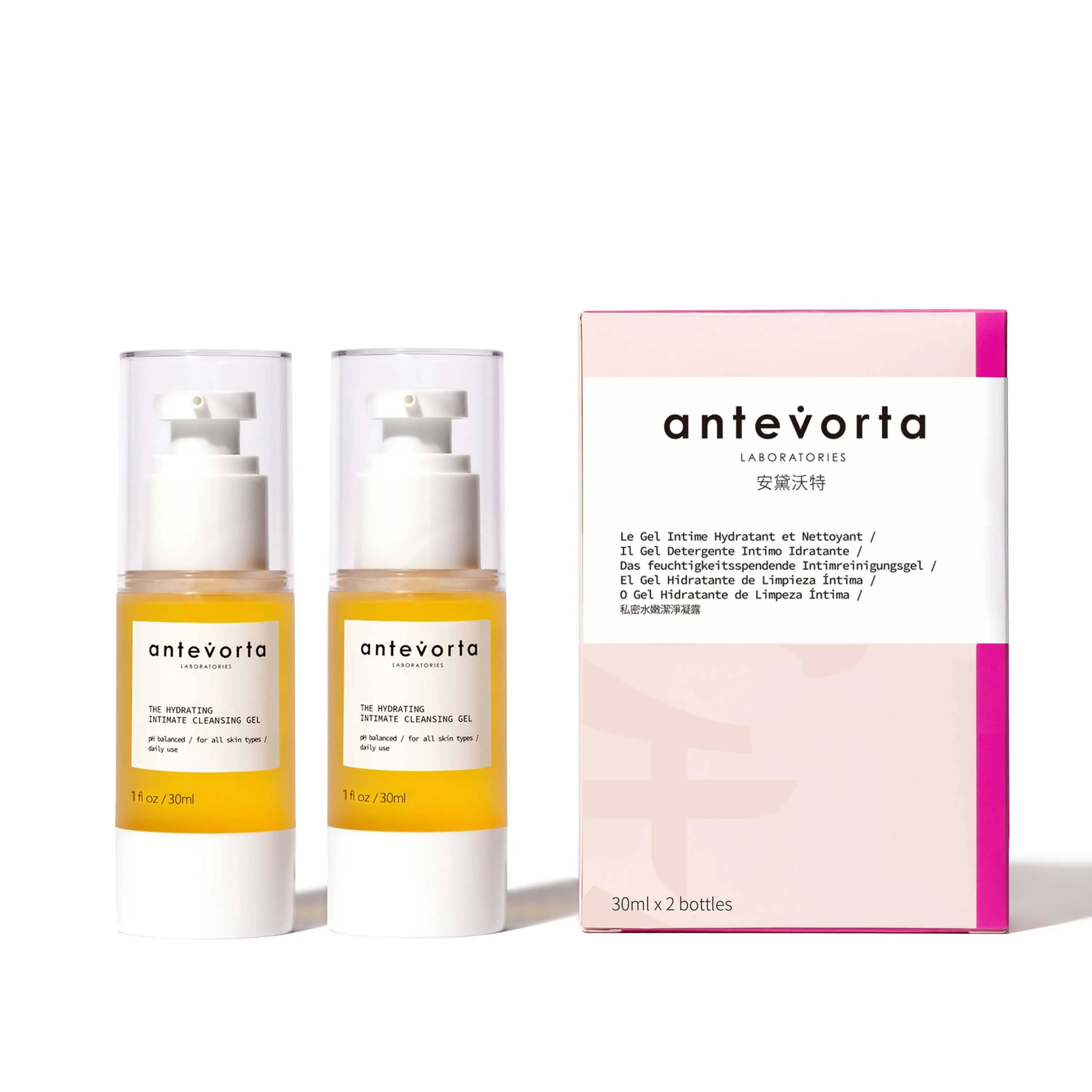 Antevorta The Hydrating Intimate Cleansing Gel Travel Duo