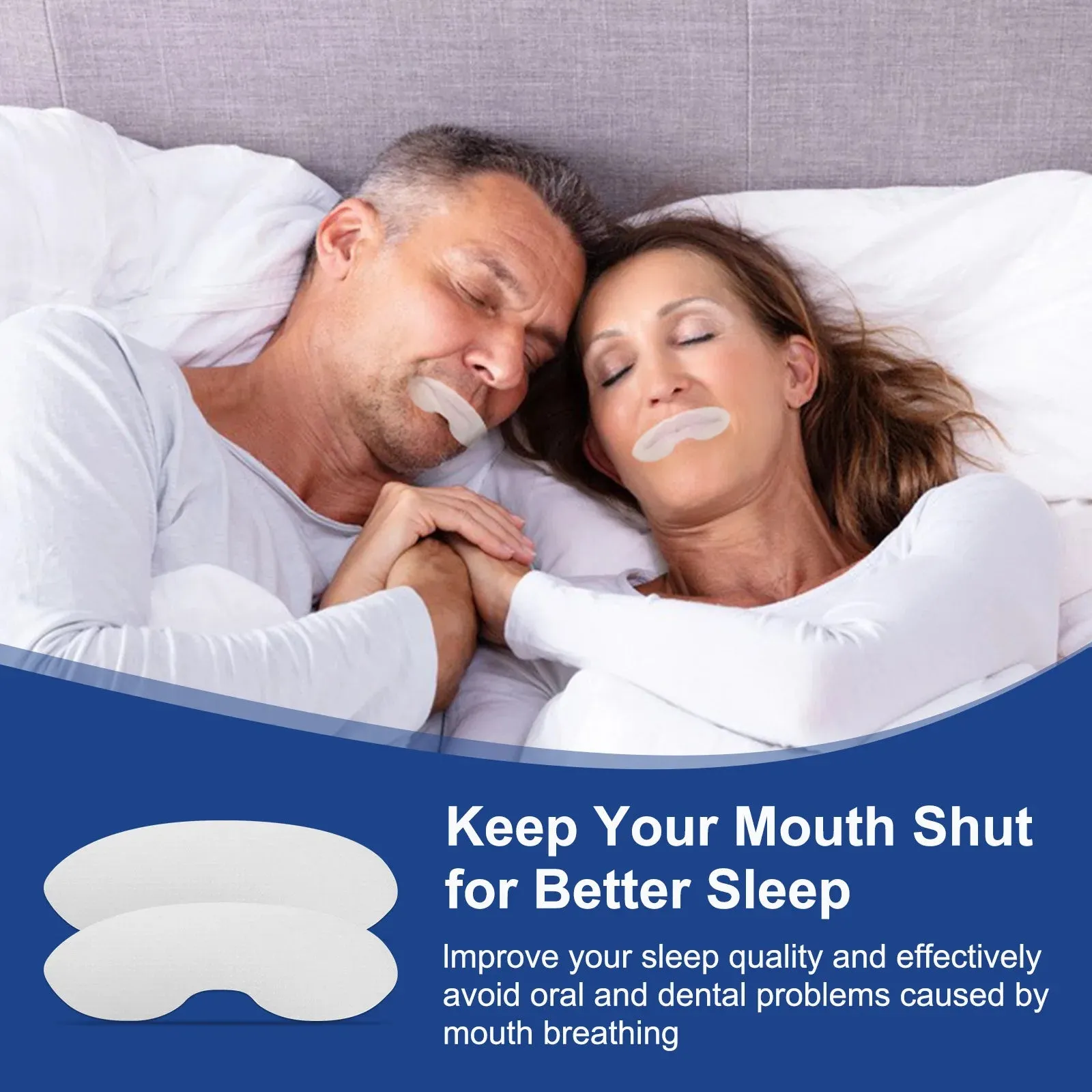 Anti Snoring Sleep Strips – Disposable Mouth Tape for Better Nose Breathing