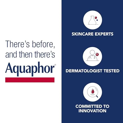 Aquaphor Healing Balm Stick for Chapped, Chafed Skin, Enriched with Avocado Oil and Shea Butter, No-Mess Application Perfect for On-The-Go Use, Fragrance Free, Dermatological Skin Care, 18.4 g