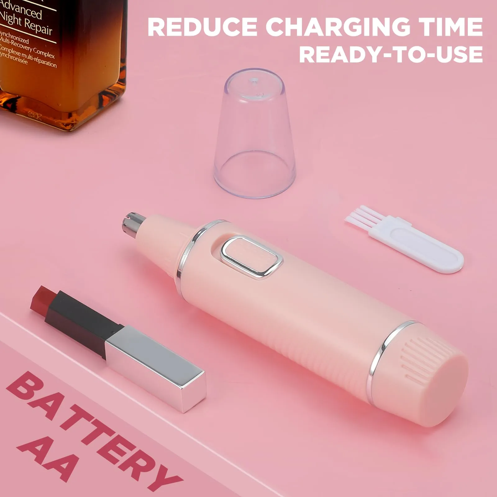 AREYZIN Nose Hair Trimmer for Women & Eyebrow Trimmer-2024 Professional Painless Ear and Nose Trimmer Nasal Hair Clipper, Powerful Motor, IPX7 Waterproof, Dual Edge Blades