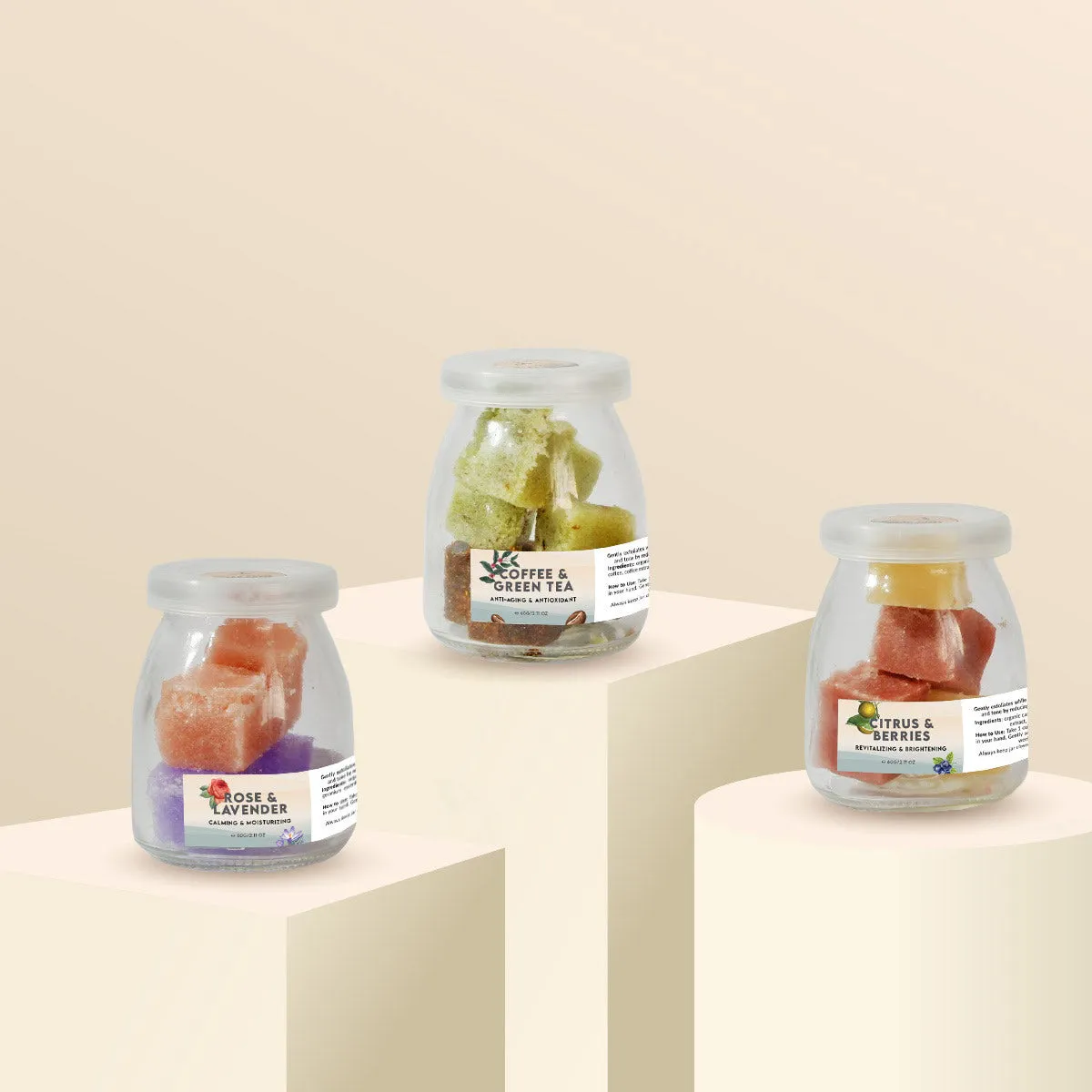 Arka Naturals Body Polish Sugar Cubes 60g