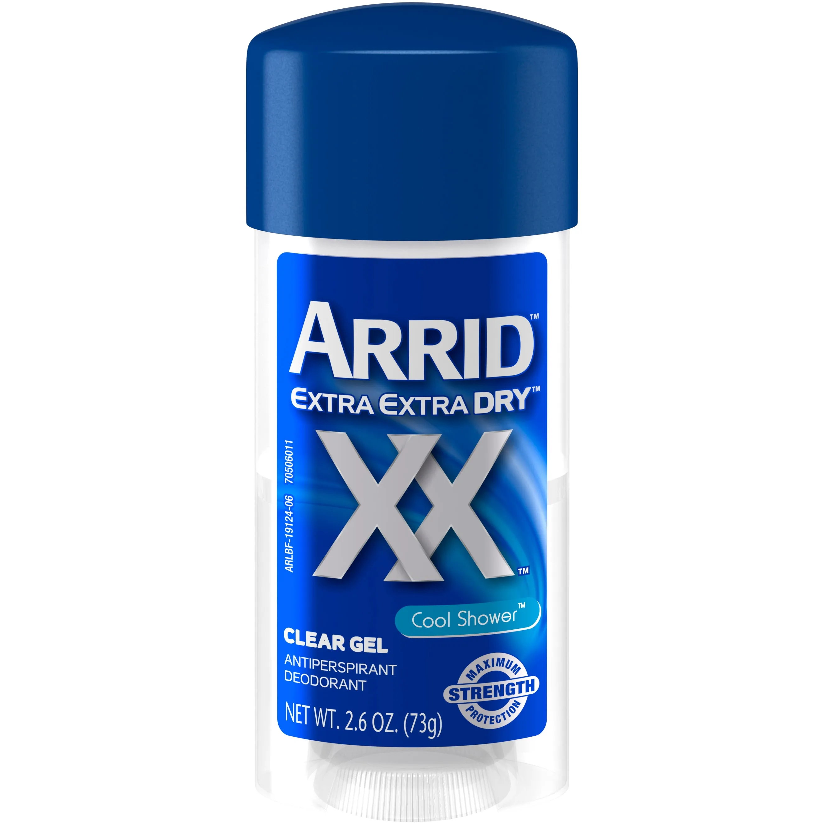 ARRID Extra Dry Anti-Perspirant Deodorant Clear Gel, Cool Shower 2.60 oz