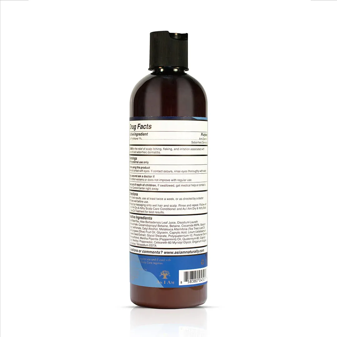 As I Am Dry And Itchy Scalp Care Olive And Tea Tree Oil Dandruff Shampoo 355ml