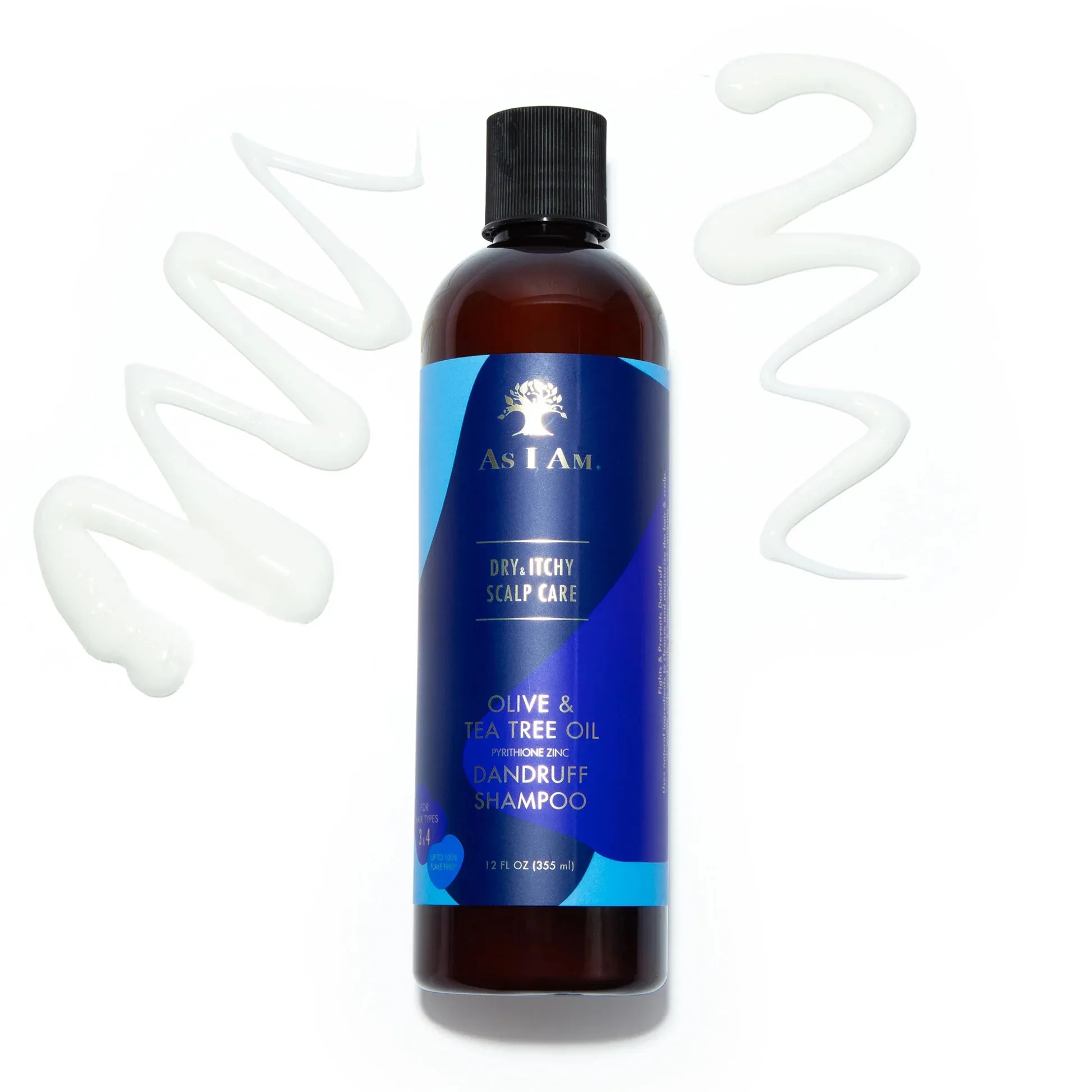 As I Am Dry And Itchy Scalp Care Olive And Tea Tree Oil Dandruff Shampoo 355ml