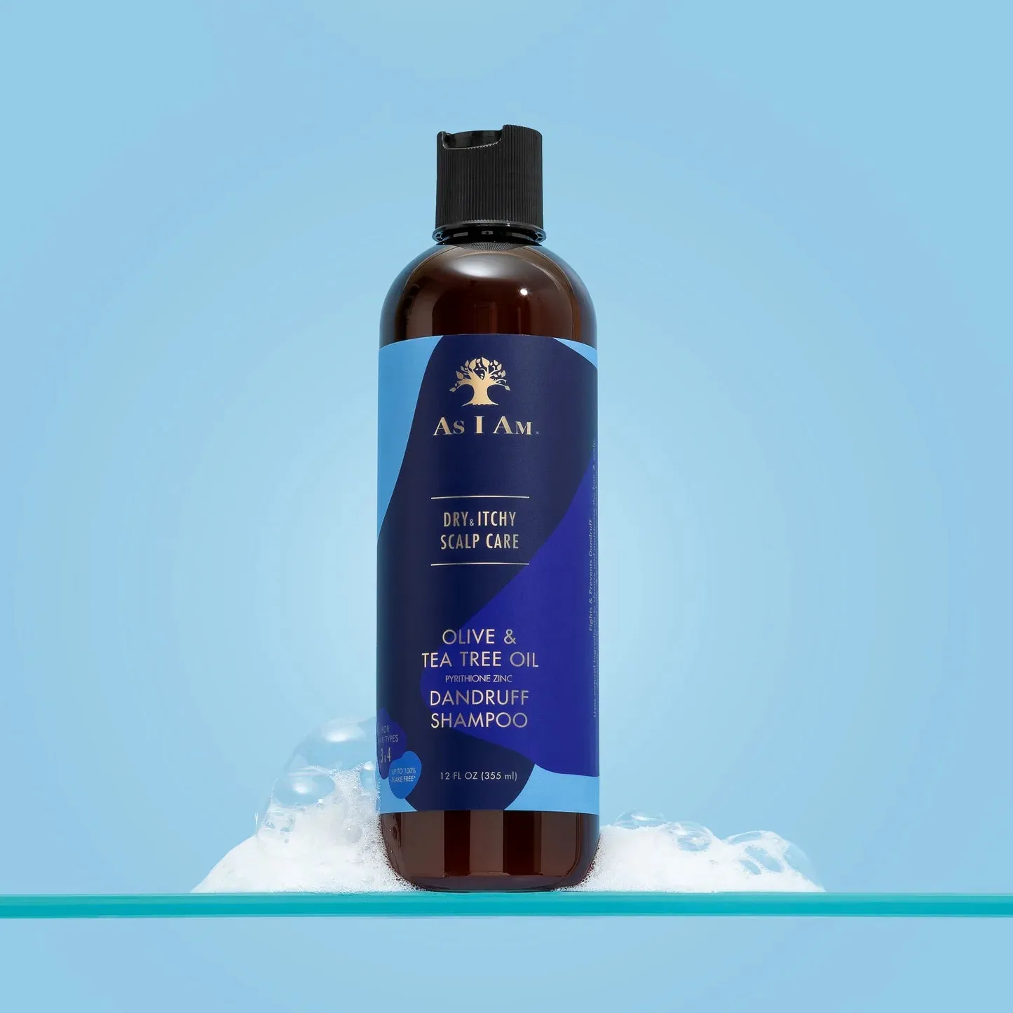 As I Am Dry And Itchy Scalp Care Olive And Tea Tree Oil Dandruff Shampoo 355ml