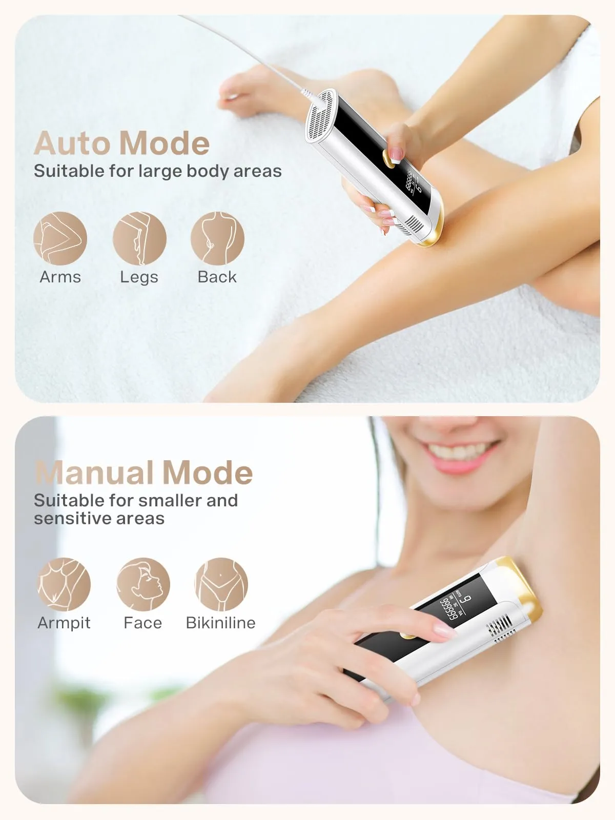 At Home IPL Hair Removal Device for All