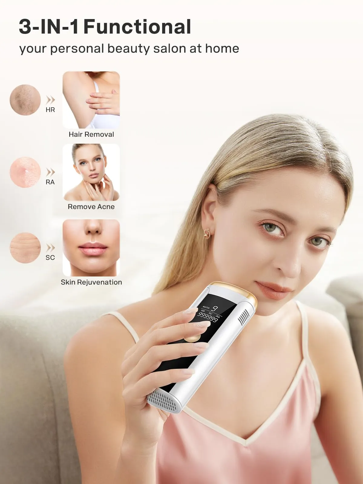 At Home IPL Hair Removal Device for All