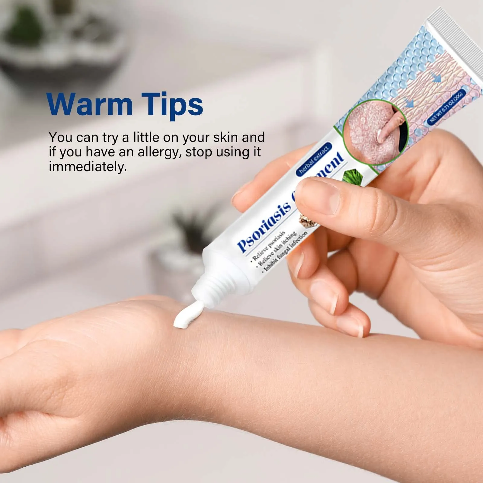 Athletes Foot Treatment Antifungal-Cream Anti-Itch Cream with Gentler and Safer Herbal Ingredients Quickly Relives Itching for Face & Body for Ringworm