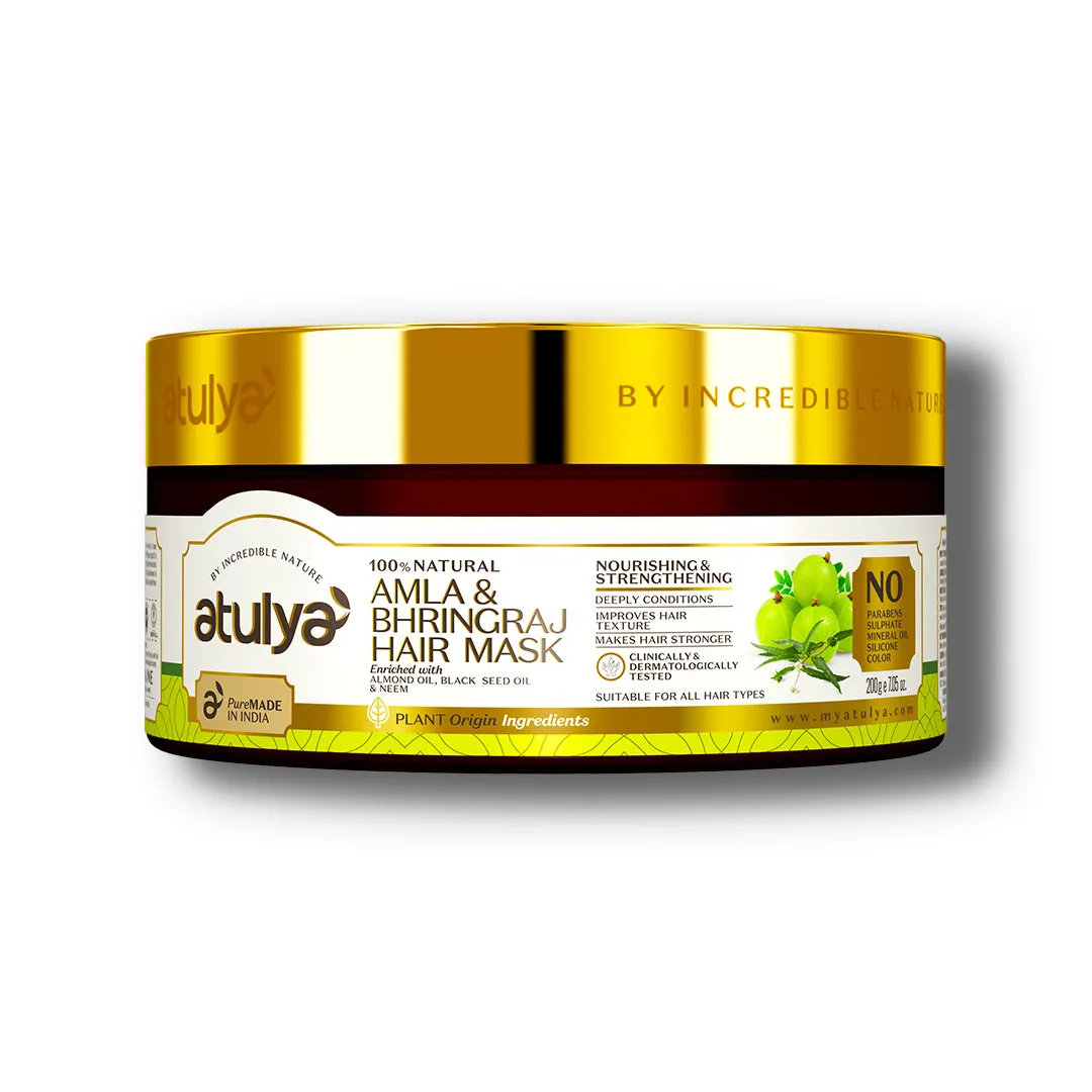atulya Amla & Bhringraj Hair Mask - 200gm (Buy 3 Products & Get Rs.300 Off)