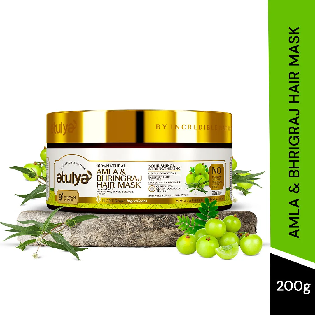 atulya Amla & Bhringraj Hair Mask - 200gm (Buy 3 Products & Get Rs.300 Off)