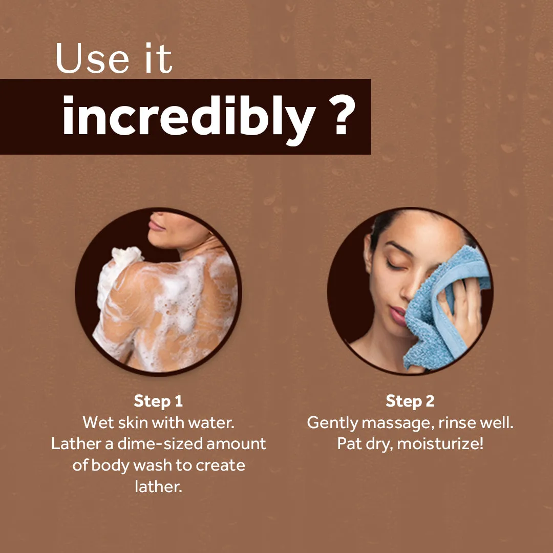 Atulya Coconut & Lactic Acid Body Wash | Paraben & SLS Free | Suitable for All Skin Types | 300 ML (Add 2 Products in the Cart & Get 1 Free Product Use Code: B1G1)
