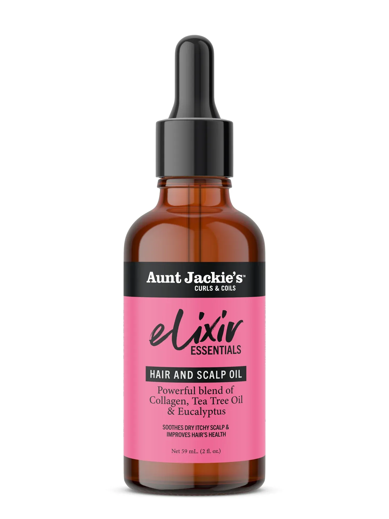 Aunt Jackie's Collagen & Tea Tree Hair & Scalp Oil 2oz