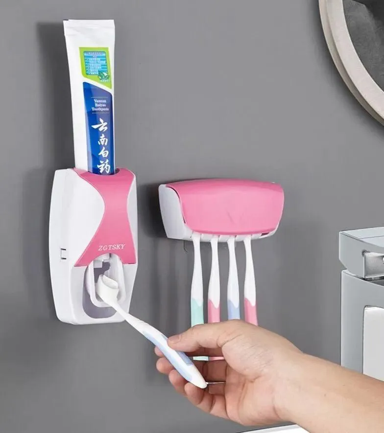 Automatic Toothpaste Dispenser: Family-Friendly Bathroom Organizer