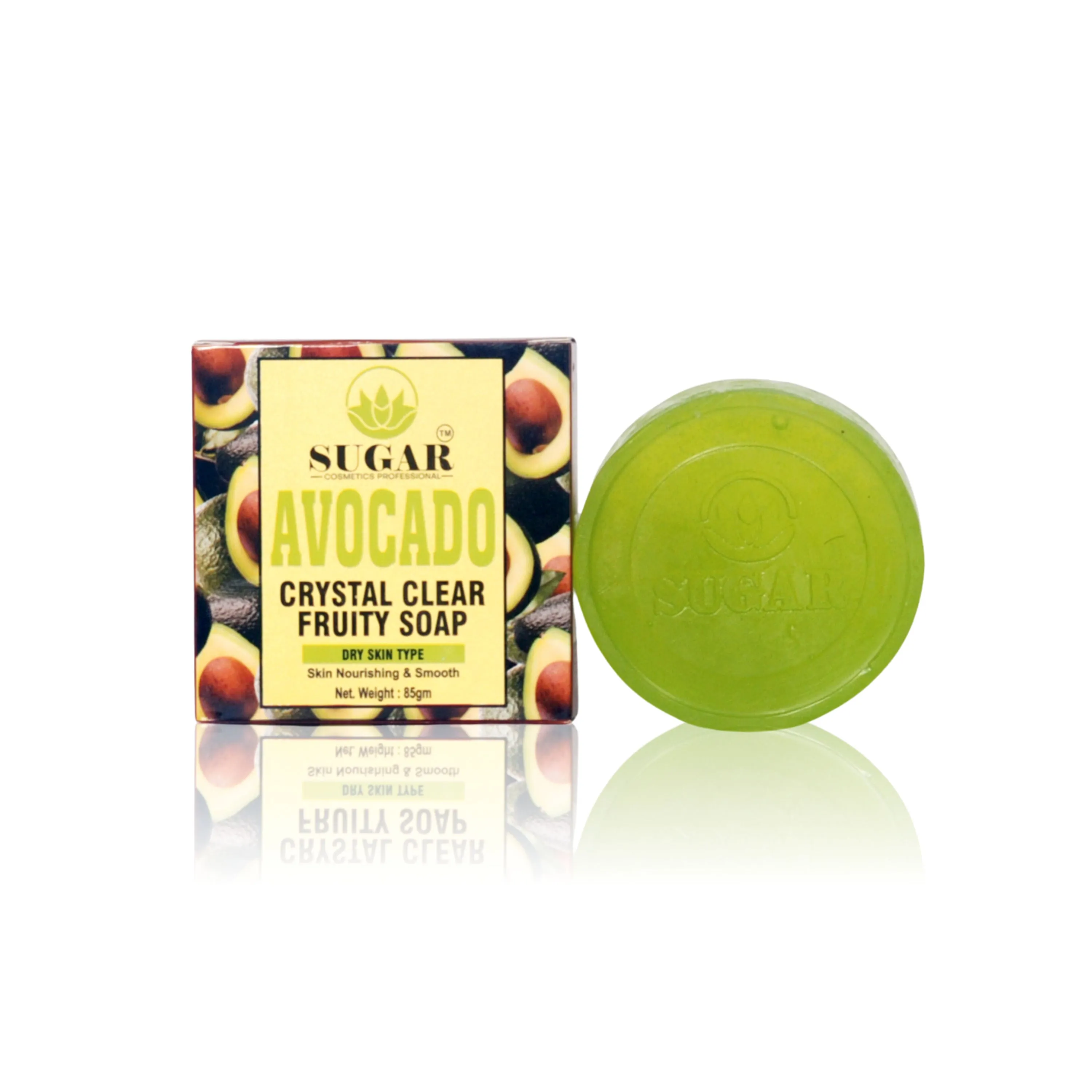 AVOCADO FRUITY SOAP CRYSTAL CLEAR 85GM