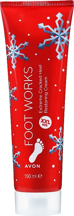 Avon Foot Works Extreme Cracked Heel Restoring Cream XXL Big Size - 150ml