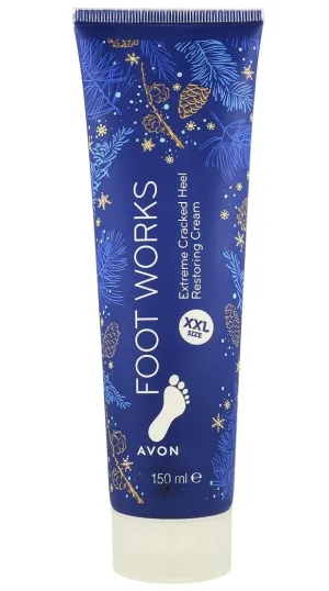 Avon Foot Works Extreme Cracked Heel Restoring Cream XXL Big Size - 150ml