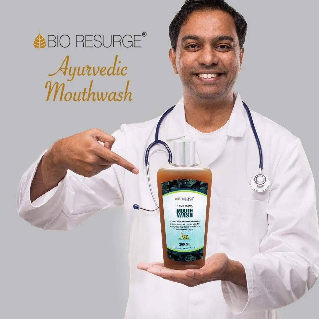 Ayurvedic Herbal Mouthwash liquid for sore throat & Bad Breath: One piece MRP (Inclusive of all taxes):Rs.250/- Net Weight 200ml/