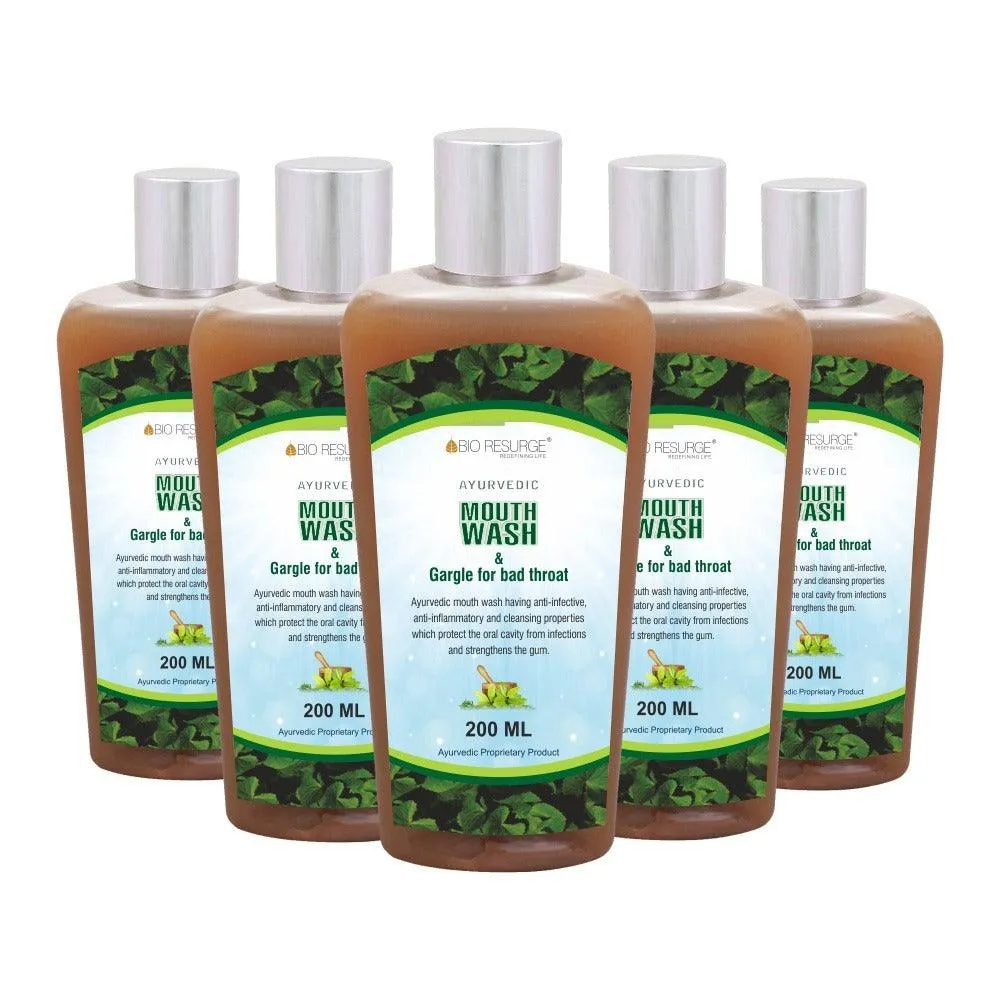 Ayurvedic Herbal Mouthwash liquid for sore throat & Bad Breath: One piece MRP (Inclusive of all taxes):Rs.250/- Net Weight 200ml/