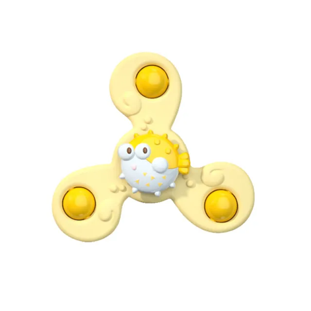 Baby Spin Top Bath Toys Teether