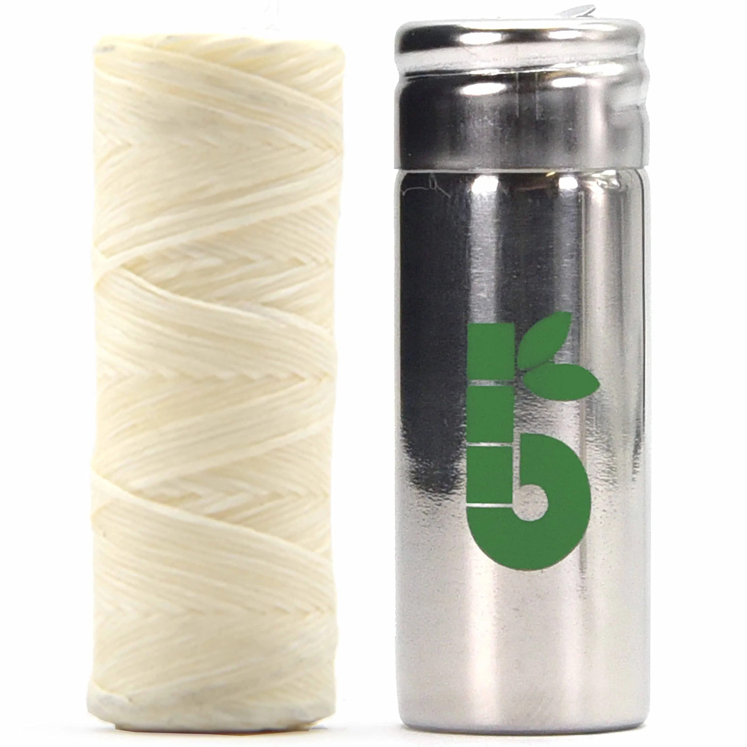 Bambaw Vegan Eco Floss and Stainless Steel Dental Floss Dispenser | Non Plastic Dental Floss | Tooth Floss | Natural Dental Tape | Tape Floss | 1x50 Meter Refill Vegan Floss   Dispenser
