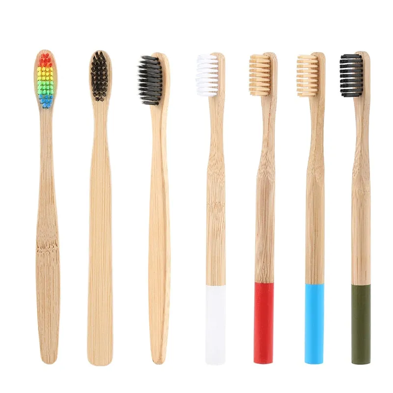 Bamboo charcoal toothbrush (1Pc)