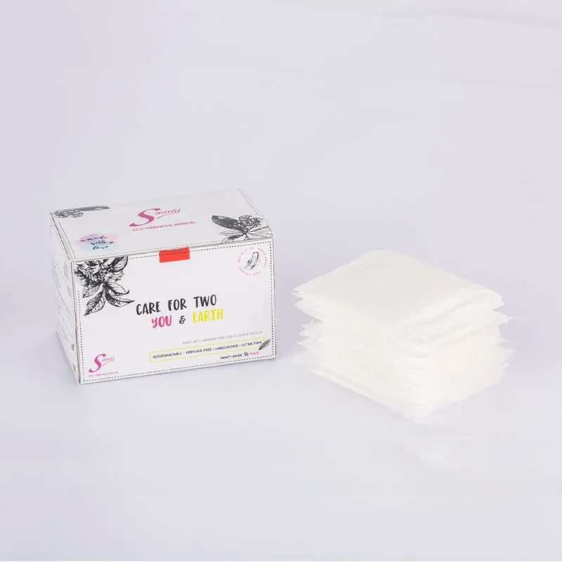 Bamboo Fiber Biodegradable Panty Liner