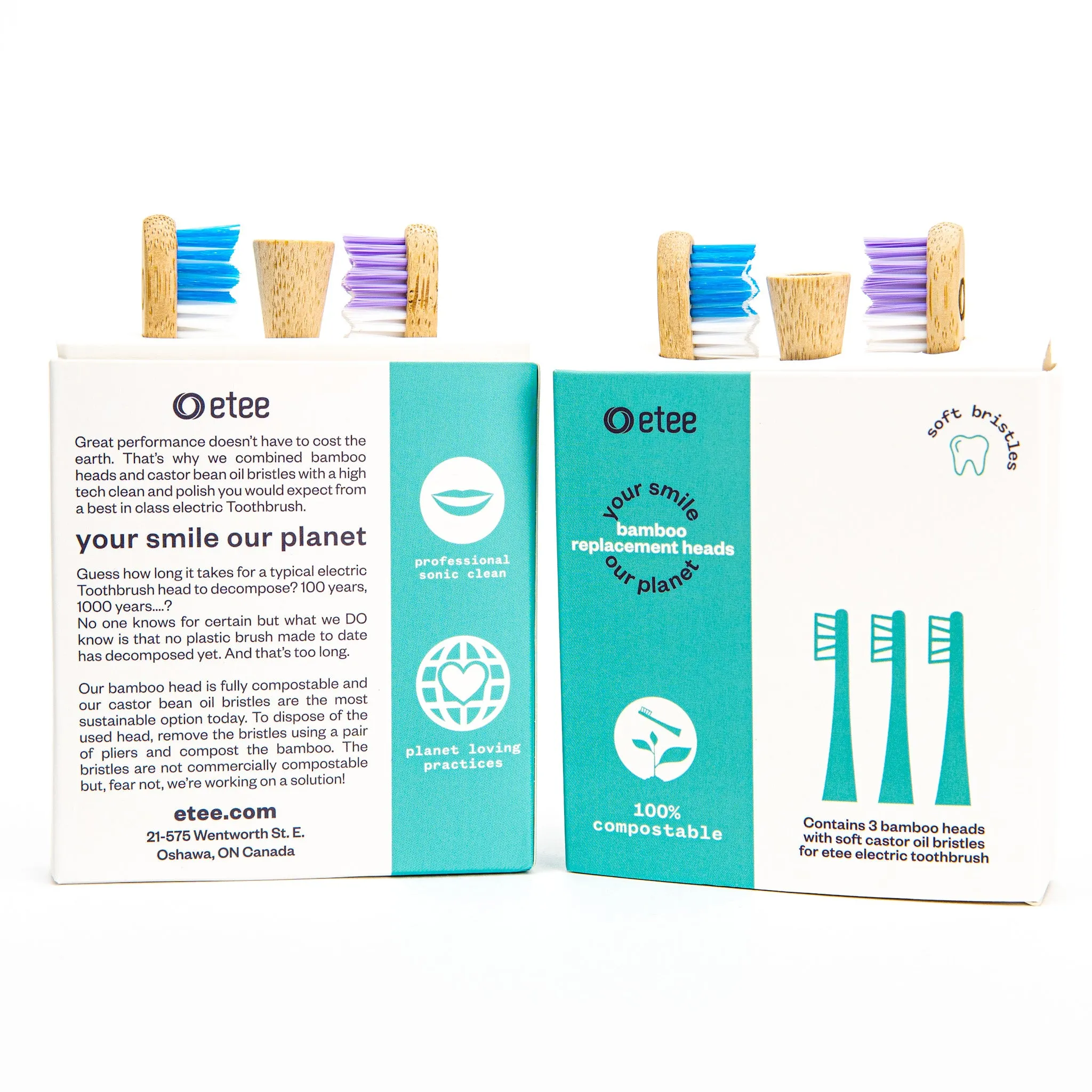 Bamboo Heads For Electric Toothbrush