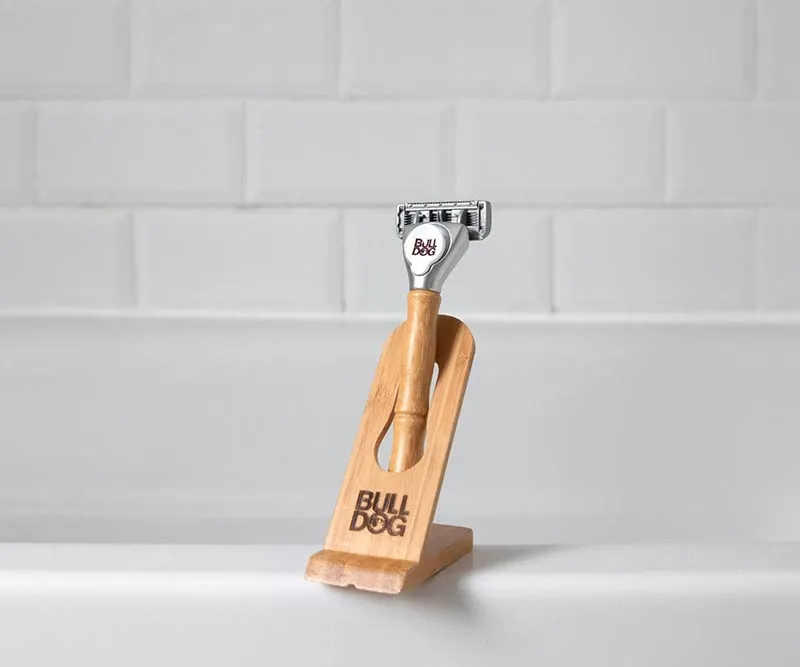 Bamboo Razor Stand